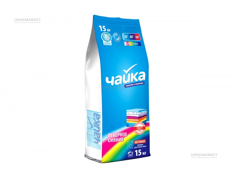 Стиральный порошок автомат 15кг Северное сияние ЧАЙКА — UPAKMARKET