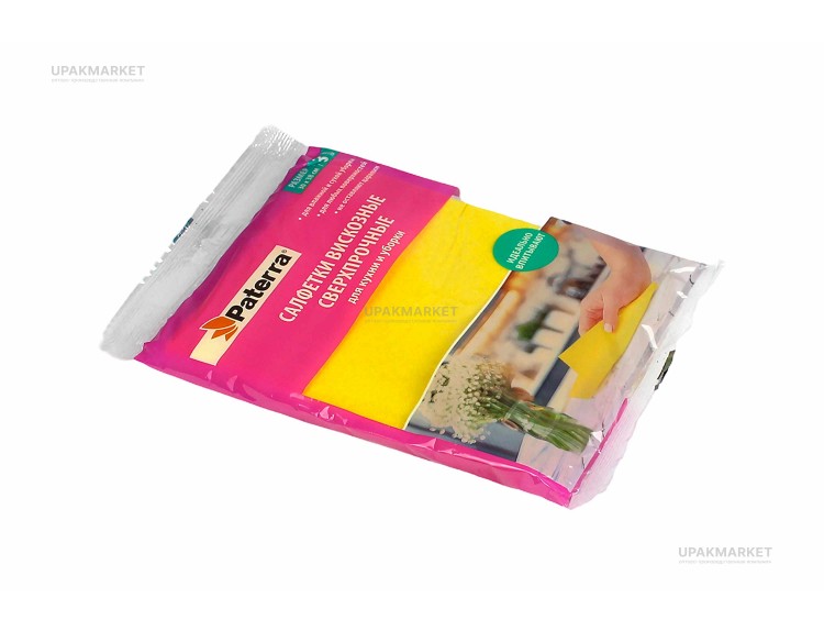 Салфетка из вискозы 30х38 3шт PATERRA — UPAKMARKET