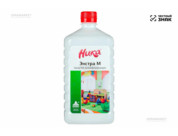 Дезинфицирующее средство 1л Ника-Экстра М — UPAKMARKET