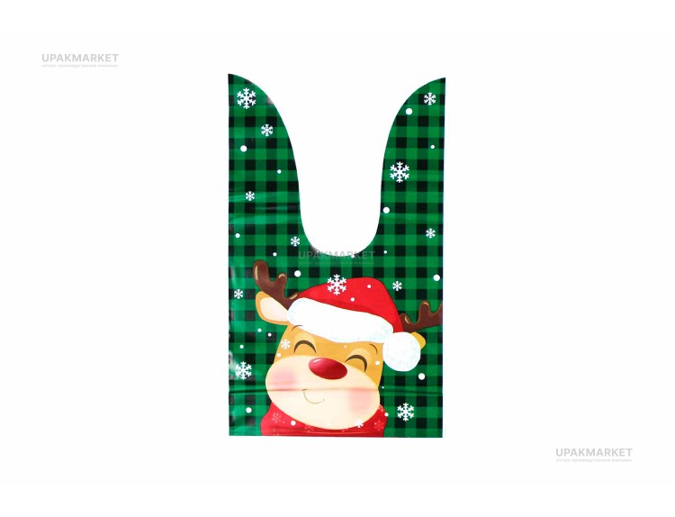 НГ Пакет УШКИ 20х33 /10уп х 50шт/ (500шт) МИКС — UPAKMARKET