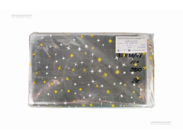 Пакет ПП с клапаном 350х380(420)мм 28мкр — UPAKMARKET