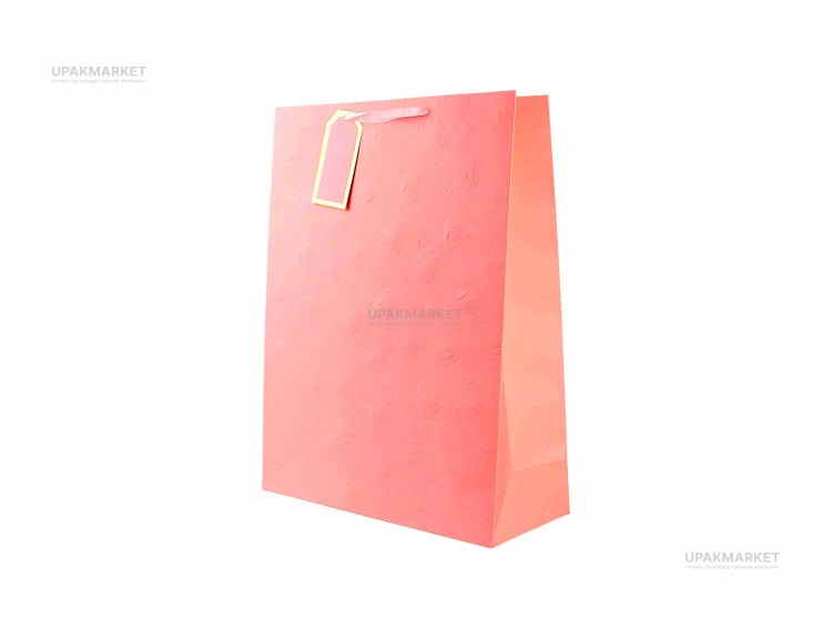 Пакет бумажный подарочный 26х32х12см Люкс роза микс — UPAKMARKET