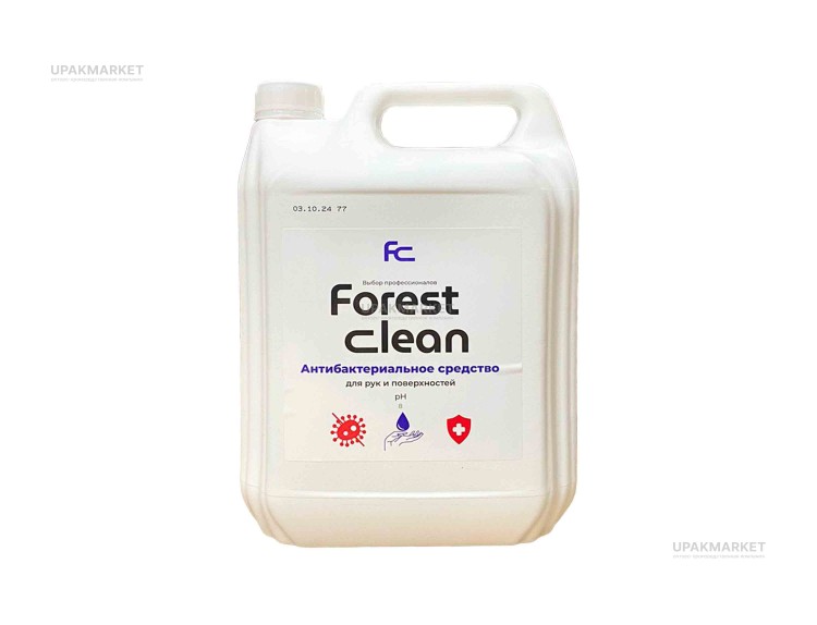 Антибактериальное средство для рук и поверхностей 5л Forest Clean ЧЗ — UPAKMARKET