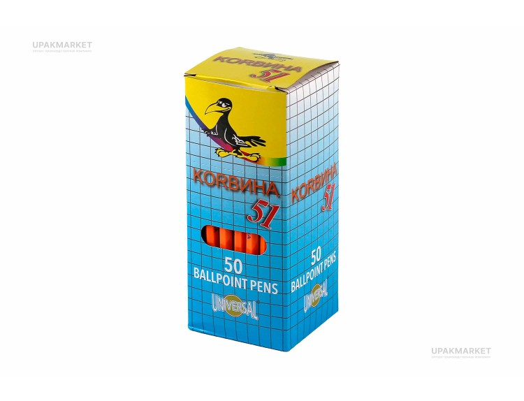 Ручка шариковая Corvina 51 Universal 1,0мм синяя — UPAKMARKET