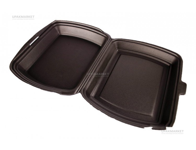 Ланч бокс LB-1 ЧЕРНЫЙ /248х204х60/ РЗУП — UPAKMARKET