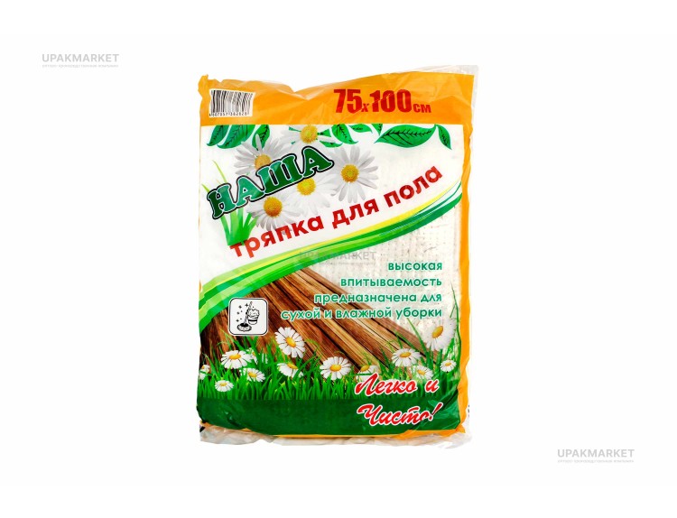 Тряпка для пола 75х100 "Наша" Эпп — UPAKMARKET