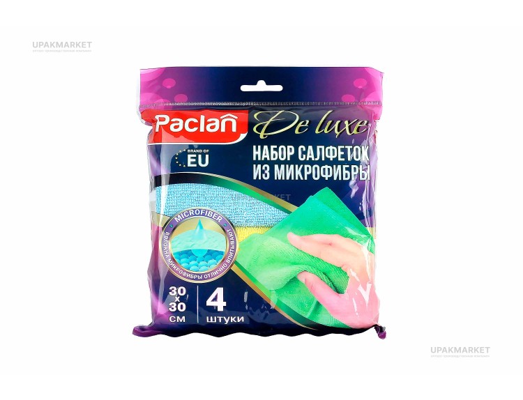 Салфетка из микрофибры 30x30 PACLAN — UPAKMARKET