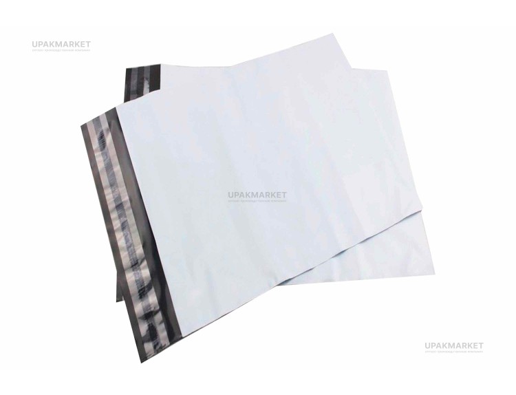 Пакет курьерский 430х500(540) ЧБ 45мкр — UPAKMARKET