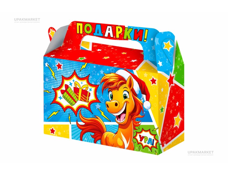 Подарочная упаковка 500г НГ  УЛЫБКА — UPAKMARKET