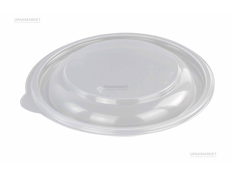 Тарелка К-144-500 /144х150х59/ (РР) крышка прозрачная (300шт) — UPAKMARKET