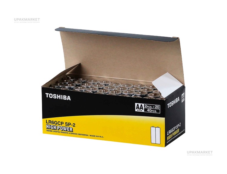Батарейка TOSHIBA AA/LR6 2S — UPAKMARKET