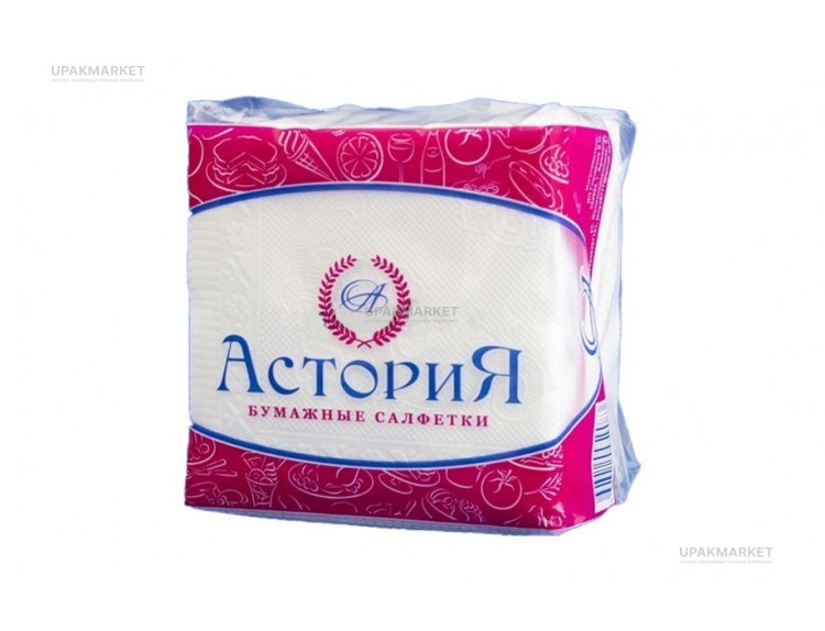 Салфетки  (АСТОРИЯ) 70л/20уп  белая — UPAKMARKET