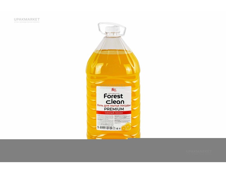 Гель для мытья посуды "Сочный лимон" 5л ПЭТ Forest Clean ЧЗ — UPAKMARKET