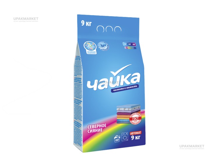 Стиральный порошок автомат 9кг Северное сияние ЧАЙКА ЧЗ — UPAKMARKET