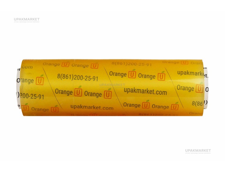 Пищевая плёнка ПВХ  35см х 600 м "Оrange U" 8 мкм 2,11кг. — UPAKMARKET