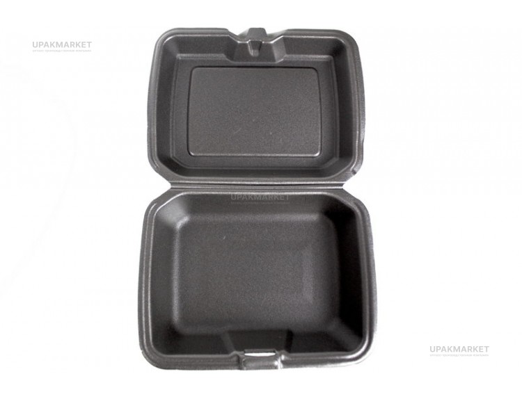 Ланч бокс LB-MAX-1 черный ЭКО /255х190х70/ Мегапласт — UPAKMARKET