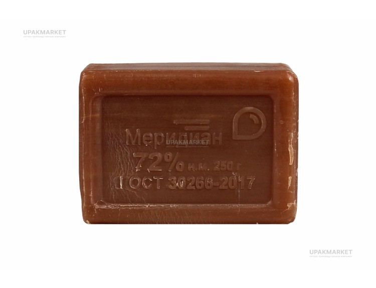 Мыло хоз-ное твердое "Кубанское" 72% 250гр Меридиан — UPAKMARKET
