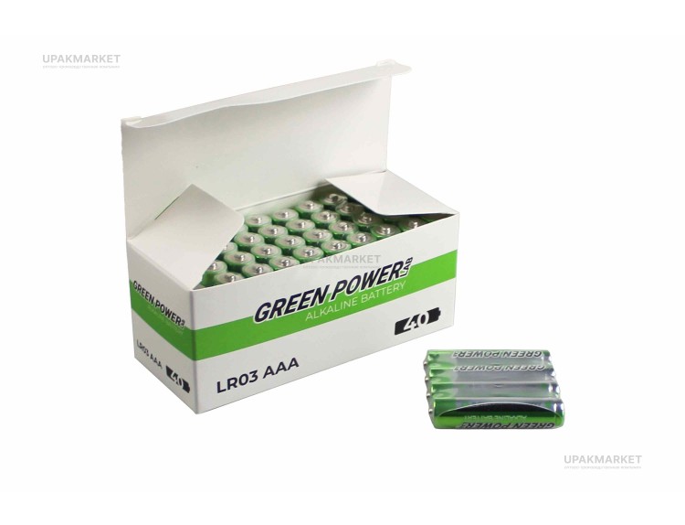 Батарейка Green Power Lab AAA/LR03 мизинчиковая Alkaline 4S — UPAKMARKET