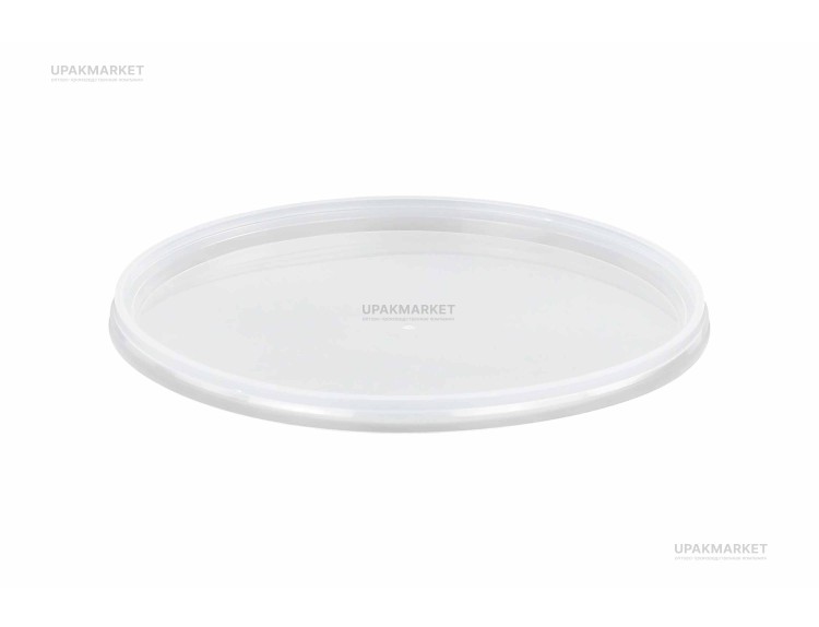Ведро/крышка 3,4л прозрачное /182х175/  ВЗЛП (50шт.в кор.) — UPAKMARKET