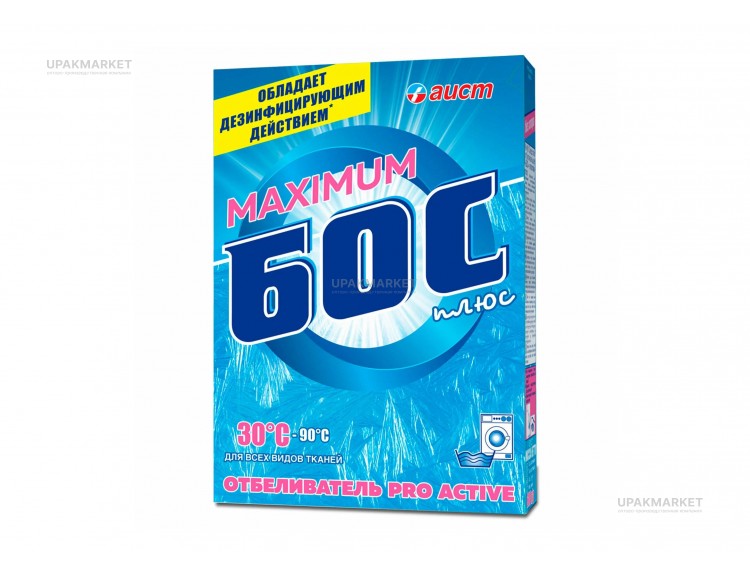Отбеливатель для белья 600г «Maximum» Бос плюс т/у АИСТ ЧЗ — UPAKMARKET