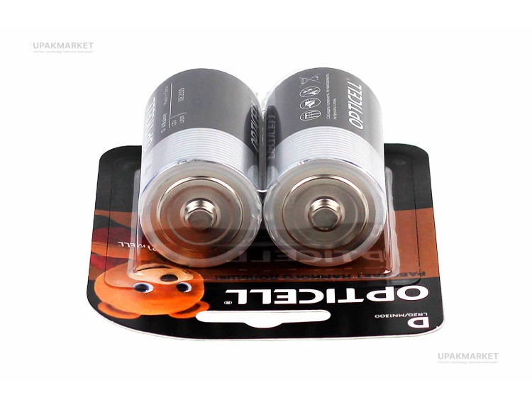 Батарейка OPTICELL LR20-2BL Basic D — UPAKMARKET