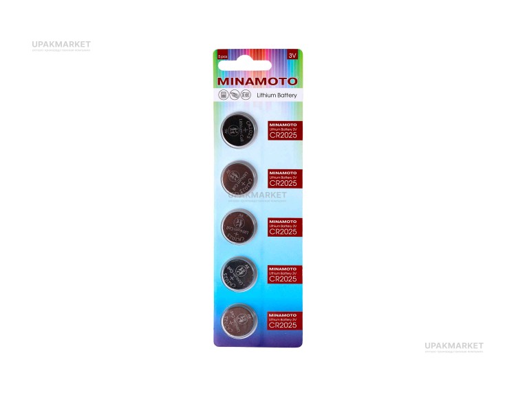 Батарейка MINAMOTO CR-2025/5card — UPAKMARKET