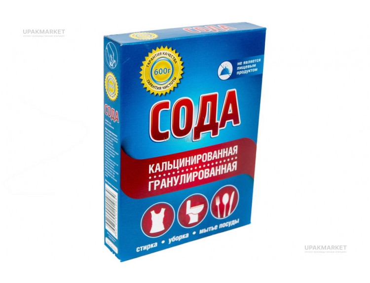 Сода кальцинированная 600гр коробка Волгоградбытхим — UPAKMARKET