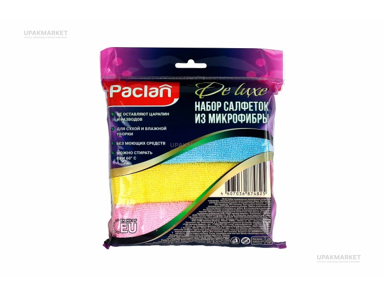 Салфетка из микрофибры 30x30 PACLAN — UPAKMARKET