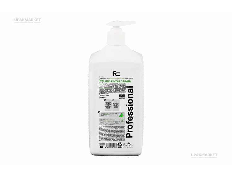 Гель для мытья посуды "Зеленое яблоко" 1л Forest Clean ЧЗ — UPAKMARKET