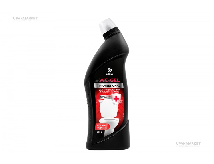 Средство для чистки сантехники "WC- Gel" Professional 750 мл GraSS ЧЗ — UPAKMARKET
