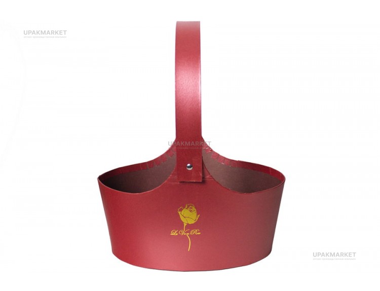 Коробка-Сумочка для цветов (1/10шт) К808S — UPAKMARKET