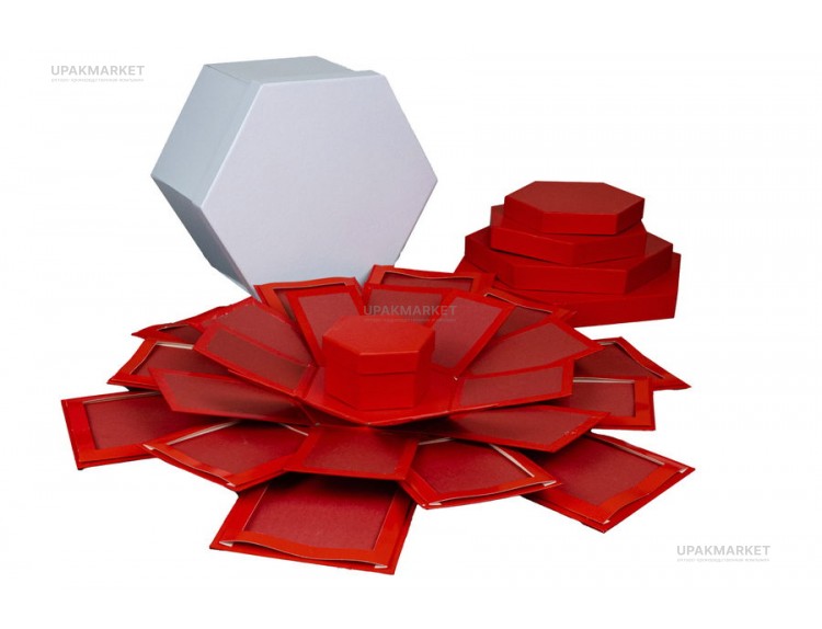 Набор подарочных коробок (1/5шт) В470 — UPAKMARKET