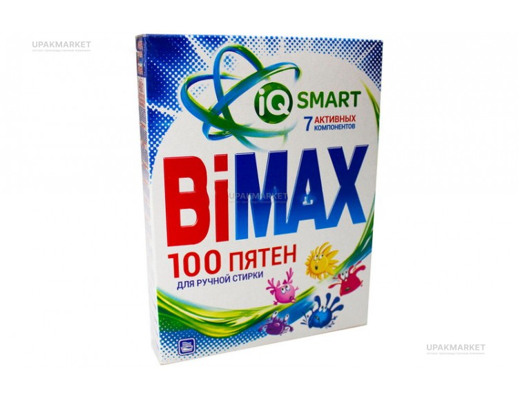 Стиральный порошок 400гр 100 Пятен ручная стирка НЭФИС BiMAX — UPAKMARKET