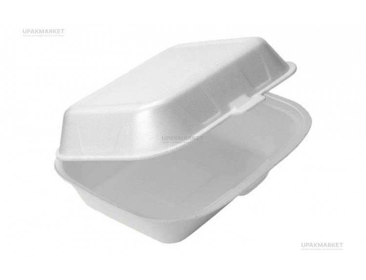 Ланч бокс LB-MAX-1 белый /255х190х70/ Мегапласт — UPAKMARKET