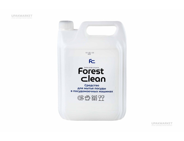 Средство для мытья посуды в посудомоечных машинах Forest Clean 5л ЧЗ — UPAKMARKET