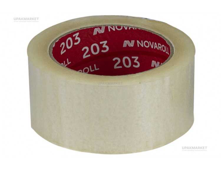 Скотч 48 х 66м №203 прозрачный 40мкм Nova Roll (36рул) — UPAKMARKET