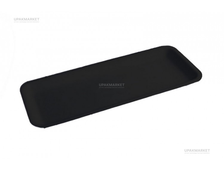 Лоток S-2 черный 355х143х20 Мегапласт — UPAKMARKET