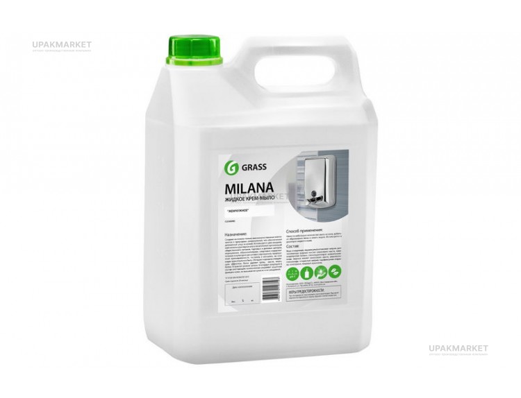 Мыло-крем жидкое "Milana" Жемчужное 5л GraSS — UPAKMARKET