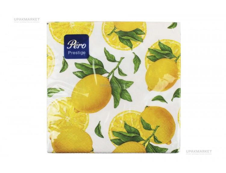 Салфетки 33х33 3х сл. "Ассорти" 20л PERO Prestige — UPAKMARKET
