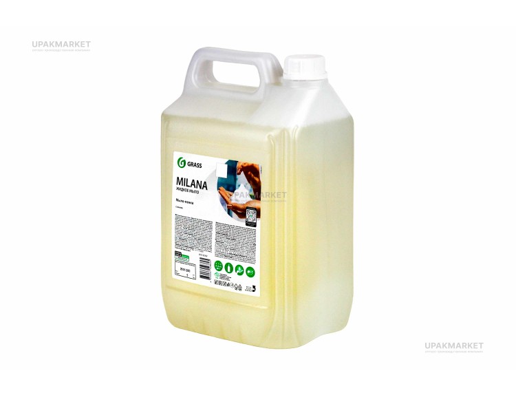Мыло жидкое "Milana мыло-пенка" канистра 5кг GraSS ЧЗ — UPAKMARKET