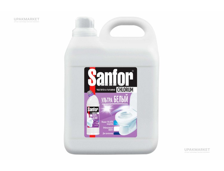 Средство санитарно-гигиеническое Sanfor Chlorum, 5л Ступинский химический завод — UPAKMARKET
