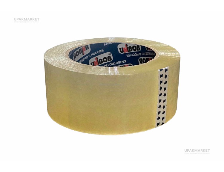 Скотч 48х66м №500 прозрачный 43мкм UNIBOB — UPAKMARKET