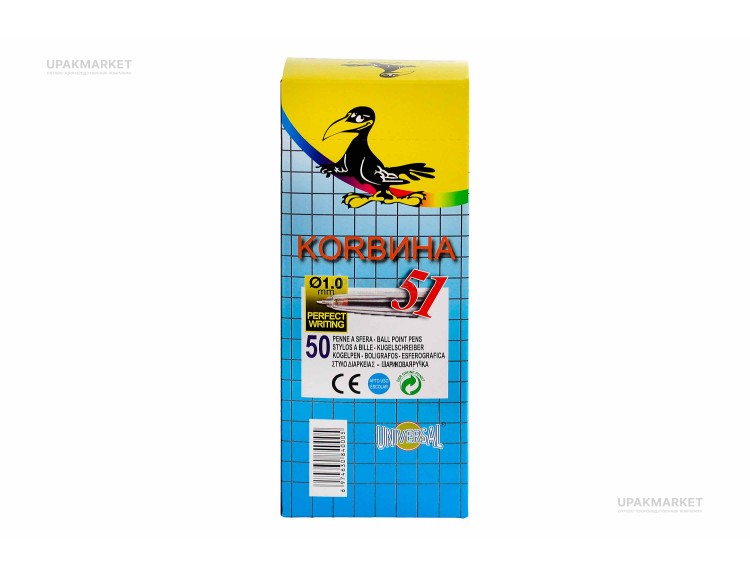 Ручка шариковая Corvina 51 Universal 1,0мм синяя — UPAKMARKET
