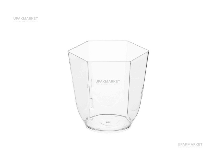 Креманка чашка 100мл "Грааль" прозрачная PS /24уп х 15шт/ — UPAKMARKET