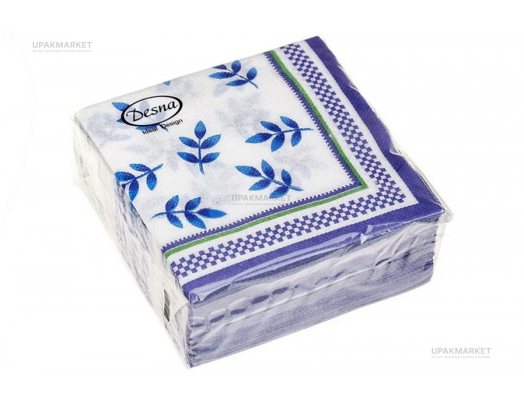 Салфетки 25х25 1-слойн. ДЕСНА 40л  Классика — UPAKMARKET