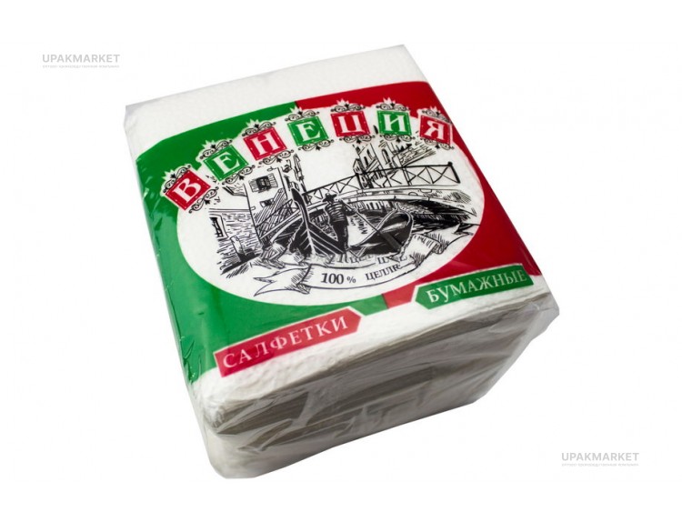 Салфетки   (Венеция) 70л/20уп белая — UPAKMARKET