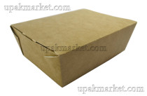 Ланч бокс картонный 600мл LUNCH M 150х115х50мм OSQ (OCQ, OCIQ, ОСК, ОЭСКЬЮ, ОСИКЬЮ)