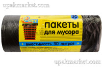 Пакет для мусора 30л (30шт в рулоне) 6мкм 50х60 Экстра