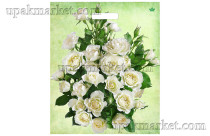 Пакет Тико 45х38 "Белые розы"