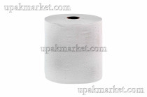 Полотенца бумажные PLUSHE Professional 1 слойные, 200 метров, втулка 38мм., без перфорации, светло-серые, с центральной вытяжкой, восстановленная целлюлоза, 6 рулонов в упаковке 